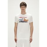 Bad Bear BOSS T-SHIRT PEMBE Erkek T-Shirt 23.01.07.020-C04 - 2XL - Beyaz