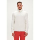 Bad Bear Bowie Full-Zip Marshmallow Beyaz Fermuarlı Erkek Polar Sweatshirt - 2XL
