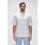 Bad Bear Breet Beyaz Erkek Oversize Tişört