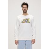 Bad Bear Caen Crewneck Beyaz Erkek Sweat / Sweatshirt