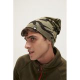 Bad Bear Camo Simple Iı Forest Yeşil Kamuflaj Bere - Koyu Yeşil