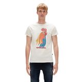 Bad Bear Cockerel T-shirt Off-white Beyaz Baskılı Erkek Tişört