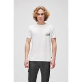 Bad Bear Collectıve T-Shirt Off-White Erkek Bisiklet Yaka Beyaz Tişört - XL