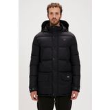 Bad Bear Colonel Puffer Coat Erkek Kaban Siyah S-Xxl