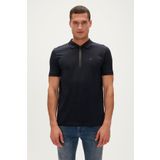 Bad Bear Cord Lacivert Polo Yaka Fermuarlı Erkek T-shirt