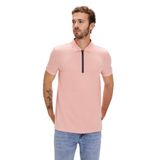Bad Bear Cord Polo Yaka Erkek Tişört,Pembe L