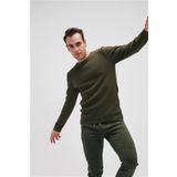 Bad Bear Dapple Knit Haki Yeşil Bisiklet Yaka Erkek Triko Kazak