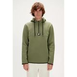 Bad Bear Defence Half-Zıp Hoodıe Thyme Haki Erkek Sweatshirt