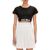 Bad Bear Della Siyah Baskılı Kadın T-shirt