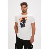 Bad Bear Epic Bear Beyaz Baskılı Erkek Tişört - M