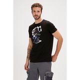 Bad Bear Epic Bear Siyah Baskılı Erkek Tişört - 2XL