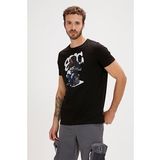 Bad Bear Epic Bear Siyah Baskılı Erkek Tişört