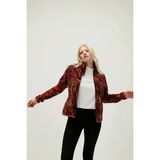 Bad Bear Equinox Full Zip Kadın Kırmızı Ceket - XS - Çok Renkli
