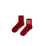 Bad Bear Erkek 190202032 Nope Tall Çorap, Bordo, 41-45