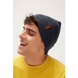 Bad Bear Erkek 210241002 Bearman Beanie Şapka, Mavi, STD