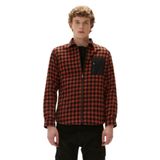 Bad Bear Erkek 220230006 Liam Full-Zip Gömlek, Turuncu, L