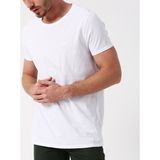 Bad Bear Erkek Beyaz Bisiklet Yaka T-Shirt - XL