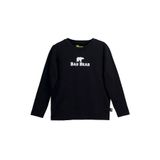 BAD BEAR Erkek Çocuk Sweatshirt, Bisiklet Yaka, Uzun Kol, Siyah, 11-12 Yaş