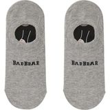 Bad Bear Erkek Çorap Gri Renkli 2 Adet Konforlu Kullanım İçin Tasarlandı - 43 - 46
