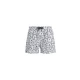 Bad Bear Erkek Desenli Beyaz Deniz Şortu - 21.01.09.011 (Off-White/M)