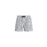 Bad Bear Erkek Desenli Beyaz Deniz Şortu - 21.01.09.011 (Off-White/XL)