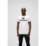 Bad Bear Erkek Ekru Baskılı Bisiklet Yaka Tişört - XXXL