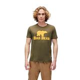 Bad Bear Erkek Haki Baskılı Bisiklet Yaka Tişört, S