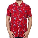 Bad Bear Erkek Kırmızı Gömlek - Bordo