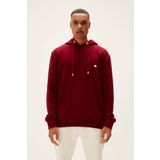 BAD BEAR Erkek LONG STORY Bordo Kapüşonlu Sweatshirt Hoodie
