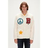 Bad Bear Erkek Peluş Polar Erkek Beyaz Gömlek Polar BEYAZ-23.02.29.003-BEYAZ - 2XL