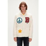 Bad Bear Erkek Peluş Polar Erkek Beyaz Gömlek Polar Beyaz- 23.02.29.003-Beyaz