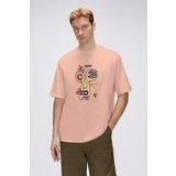 Bad Bear Erkek Pembe Collis T-shirt Os Tshirt -c135 25.01.07.020