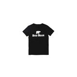 Bad Bear Erkek Siyah Baskılı Bisiklet Yaka Tişört, 5XL