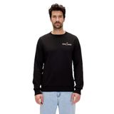 BAD BEAR Erkek Sweatshirt, Bisiklet Yaka, Slim Fit, Siyah, M Beden