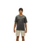 Bad Bear Explore O Yaka Oversized Baskılı T-shirt, L, 5002844400, Gri, Erkek