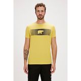 Bad Bear Fancy Sarı Baskılı Erkek Tişört - M