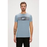 Bad Bear Fancy T-Shirt Element Mavi 3D Baskılı Erkek Tişört, L