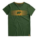 Bad Bear Fancy T-Shirt Forest Yeşil 3D Baskılı Bisiklet Yaka Erkek Tişört - Koyu Yeşil - M