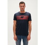 Bad Bear Fancy T-Shirt Lacivert 3D Baskılı Bisiklet Yaka Erkek Tişört