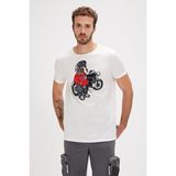 Bad Bear Fave Erkek Beyaz T-Shirt 24.01.07.054-C04 - 2XL