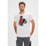 Bad Bear Fave Erkek Beyaz T-Shirt 24.01.07.054-C04 - M