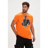 Bad Bear Fave Erkek T-Shirt - Turuncu - M