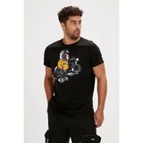 Bad Bear Fave Gece Erkek Tişört - S - Siyah