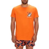 Bad Bear Francis Turuncu Baskılı Erkek T-shirt