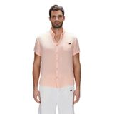 Bad Bear Frank Pembe Erkek Basic Kısa Kollu Gömlek, 2XL
