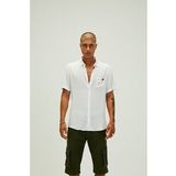 Bad Bear Frank Shirt Off-White Beyaz Kısa Kollu Erkek Gömlek