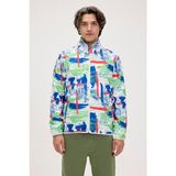 Bad Bear Full Zip Drew Polar Erkek Beyaz Dik Yaka Ceket - 2XL
