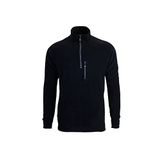 Bad Bear Husky Half-Zip Siyah Yarım Fermuarlı Erkek Polar Sweatshirt