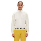 BAD BEAR Kadın Fermuarlı Sweatshirt, Marshmallow, S