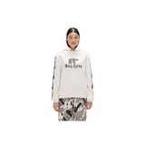 BAD BEAR Kadın Kapüşonlu Sweatshirt, Off White, L